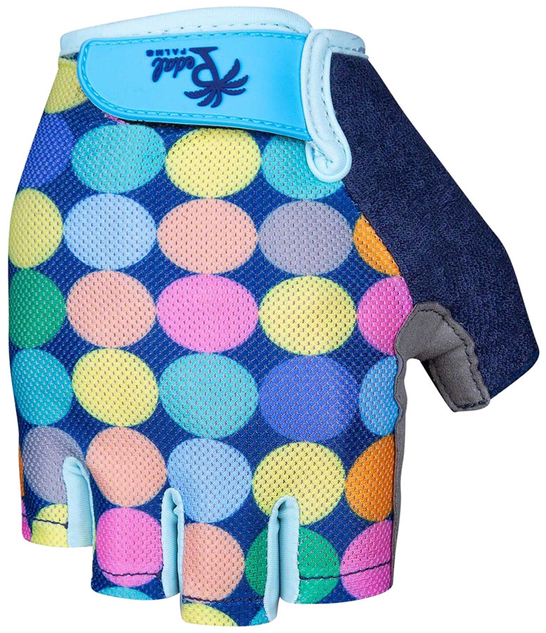 Pedal Palms Polka 3 Glove - Multi-Color, Short Finger, Medium 