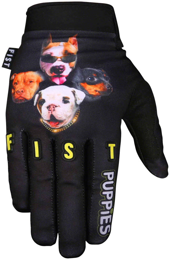 Fist Handwear Puppies Make Me Happy Glove - Multi-Color, Full Finger, Medium 