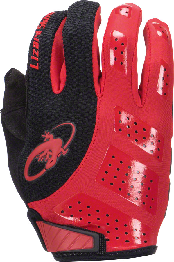 Lizard Skins Monitor SL Gel Gloves - Red/Black, Full Finger, Medium 