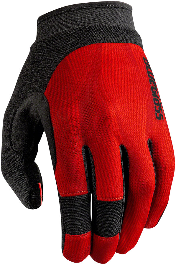 Bluegrass React Gloves - Red, Full Finger, Large 