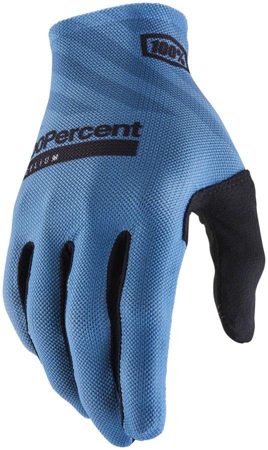 100% Celium Gloves - Slate Blue, Full Finger, Men's, Small 