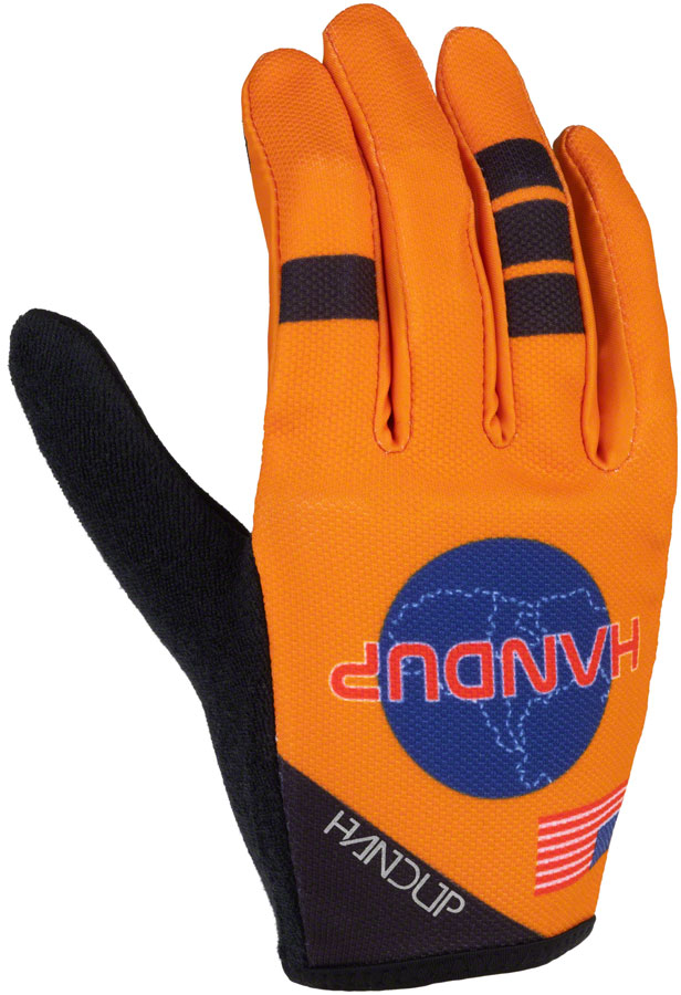 HandUp Most Days Gloves - Shuttle Runners Orange, Full Finger, Medium 