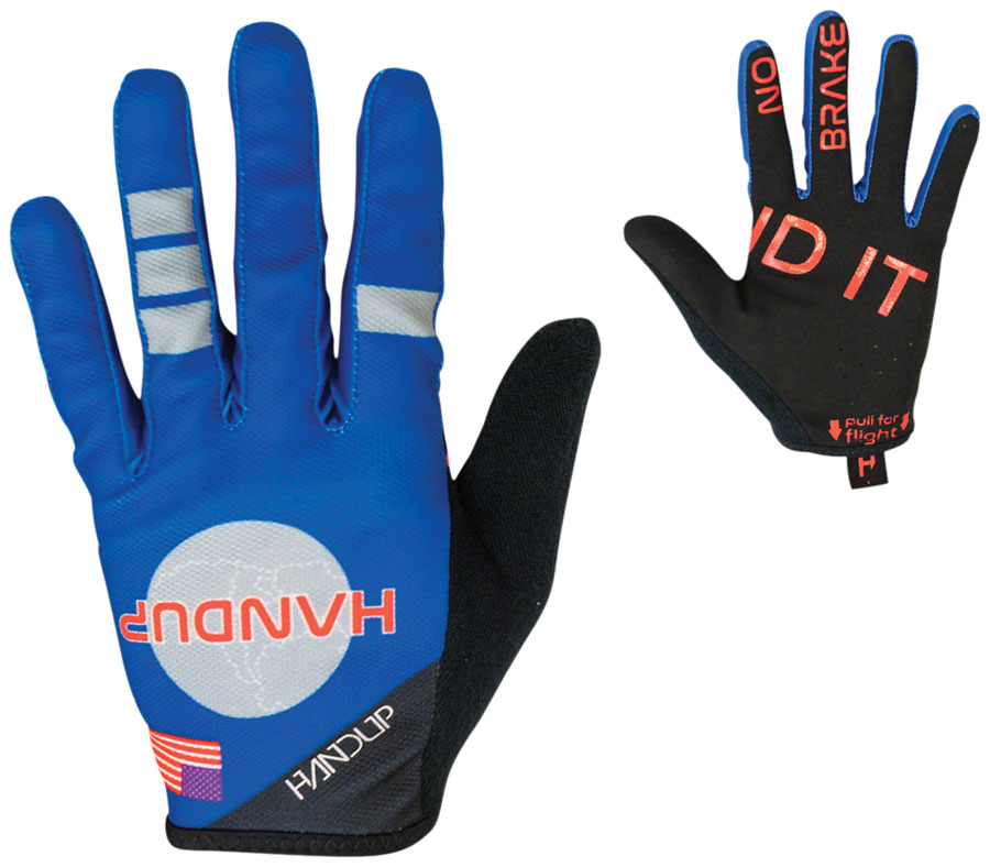 HandUp Most Days Gloves - Shuttle Runners Navy, Full Finger, Small