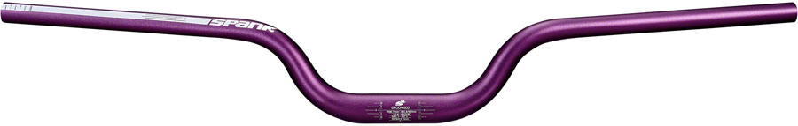 Spank Spoon 800 Handlebar - 31.8mm Clamp, 800mm, 60mm Rise, Purple