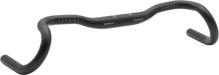 Redshift Sports Kitchen Sink Road Drop Handlebar - Aluminum, 31.8mm, 47cm, 20mm Rise, Black