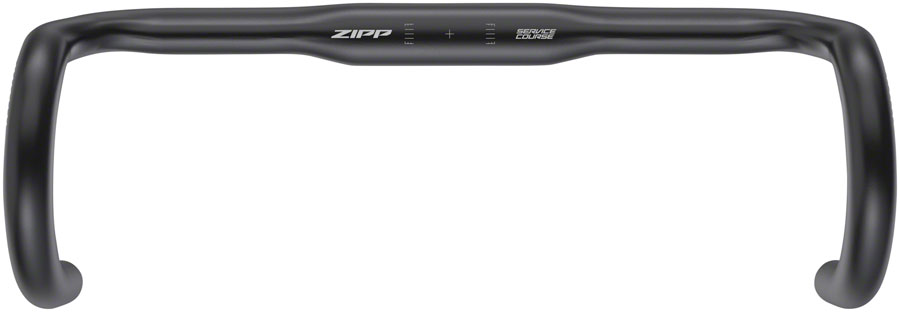 Zipp Service Course 70 Ergo Drop Handlebar - Aluminum, 31.8mm, 38cm, Bead Blast Black, B2