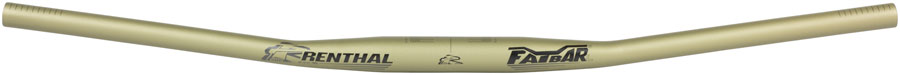 Renthal FatBar Lite Zero Handlebar - Aluminum, 0mm, 780mm, 31.8mm, Gold, V3