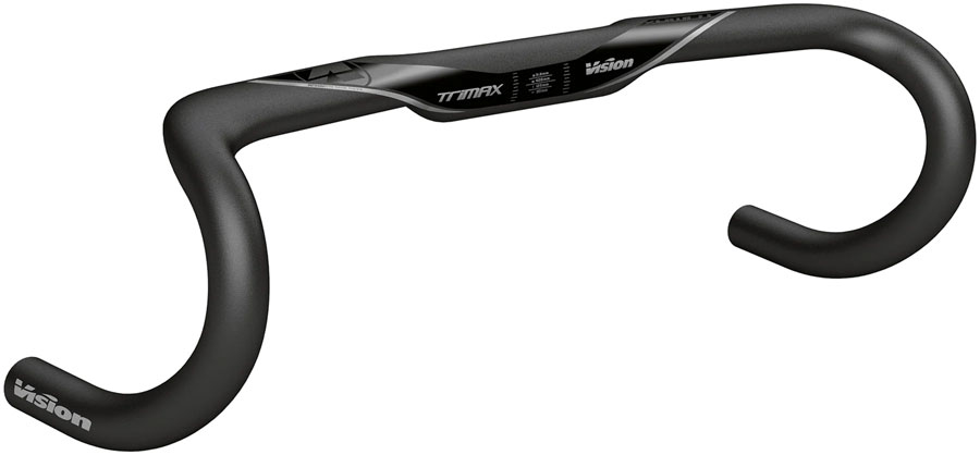 Vision TriMax Alloy Aero Handlebar, 31.8mm Clamp Diameter, 440mm Width, Aero Road Profile  Alloy