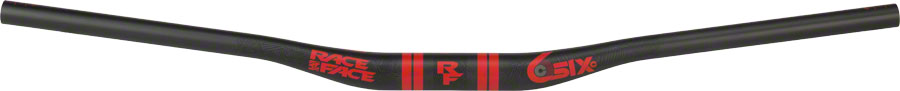 RaceFace SIXC Carbon Riser Handlebar: 35 x 820mm 20mm Rise Red 