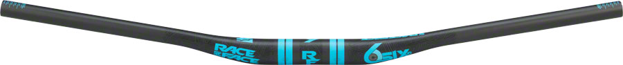 RaceFace SIXC Carbon Riser Handlebar: 35 x 820mm 20mm Rise Blue 