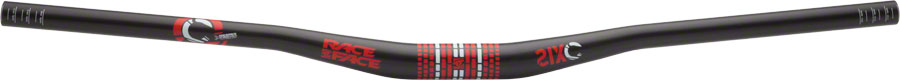 RaceFace SIXC Riser Carbon Handlebar, 31.8 x 785mm 3/4" Rise Red Decal 