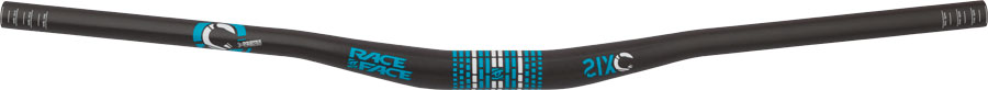 RaceFace SixC Riser Carbon Handlebar: 31.8 x 785mm 3/4" Rise Turquoise 