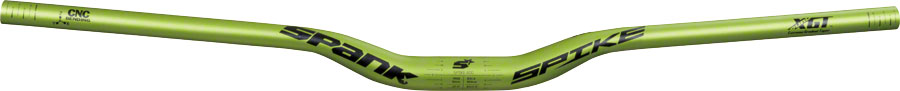 Spank Spike Race Bars 800mm Wide, 30mm Rise, 31.8mm Clamp Matte Green 