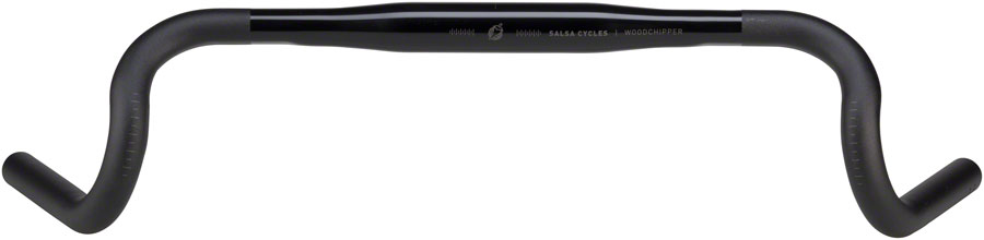 Salsa Woodchipper Deluxe Drop Handlebar - Aluminum, 31.8mm, 44cm, Black 