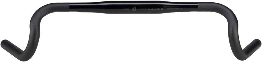 Salsa Woodchipper Deluxe Drop Handlebar - Aluminum, 31.8mm, 46cm, Black 