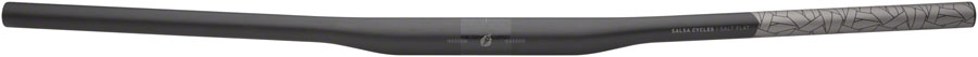 Salsa Salt Flat Carbon Handlebar, 31.8, 800mm width, Black 