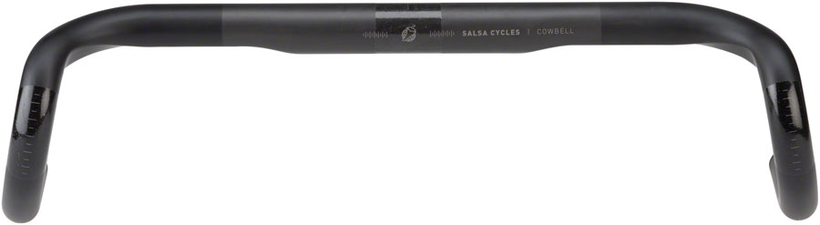 Salsa Cowbell Carbon Drop Handlebar - 31.8mm Clamp, 44cm Width, Carbon, Black 