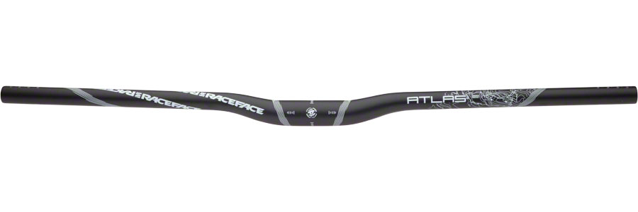 RaceFace Atlas Riser Handlebar, 31.8 x 785mm 1/2" Rise Black 