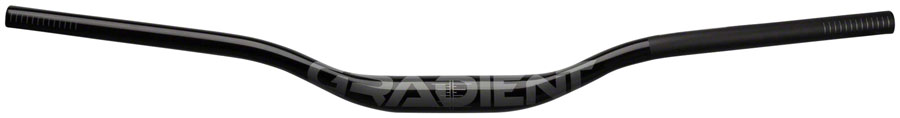 Full Speed Ahead Gradient Alloy Riser Handlebar - Aluminum, 35mm Clamp, 25mm Rise, 800mm, Black, B2