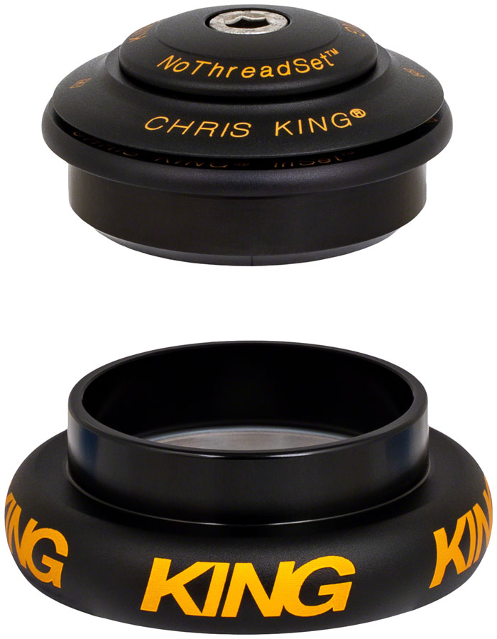 Chris King InSet i7 Headset - 1-1/8-1.5", 44/44, Black/Gold 