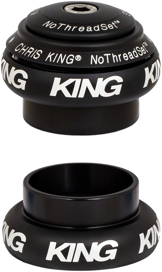 Chris King NoThreadSet Headset - 1-1/8", Matte Black 