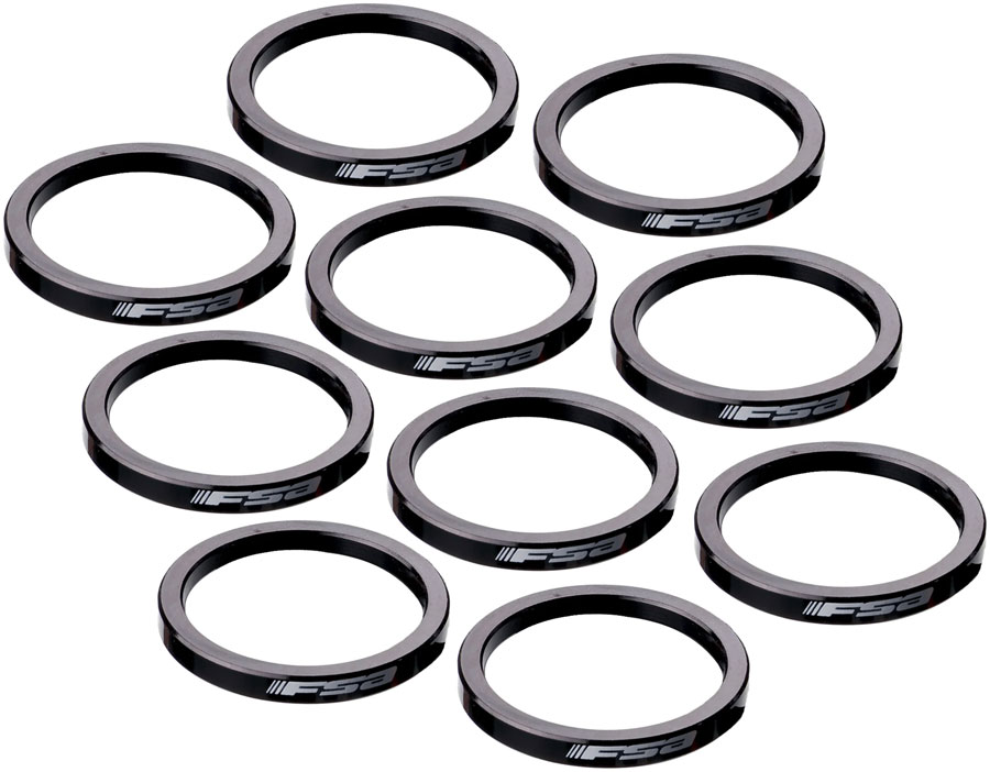 FSA Headset Spacer Kit, 1.5 x 3mm, 10-piece
