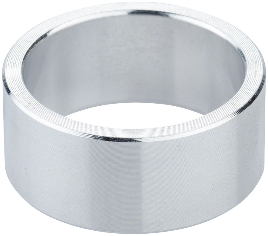 Problem Solvers Headset Stack Spacer - 28.6, 15mm, Aluminum, Silver, Sold Each 