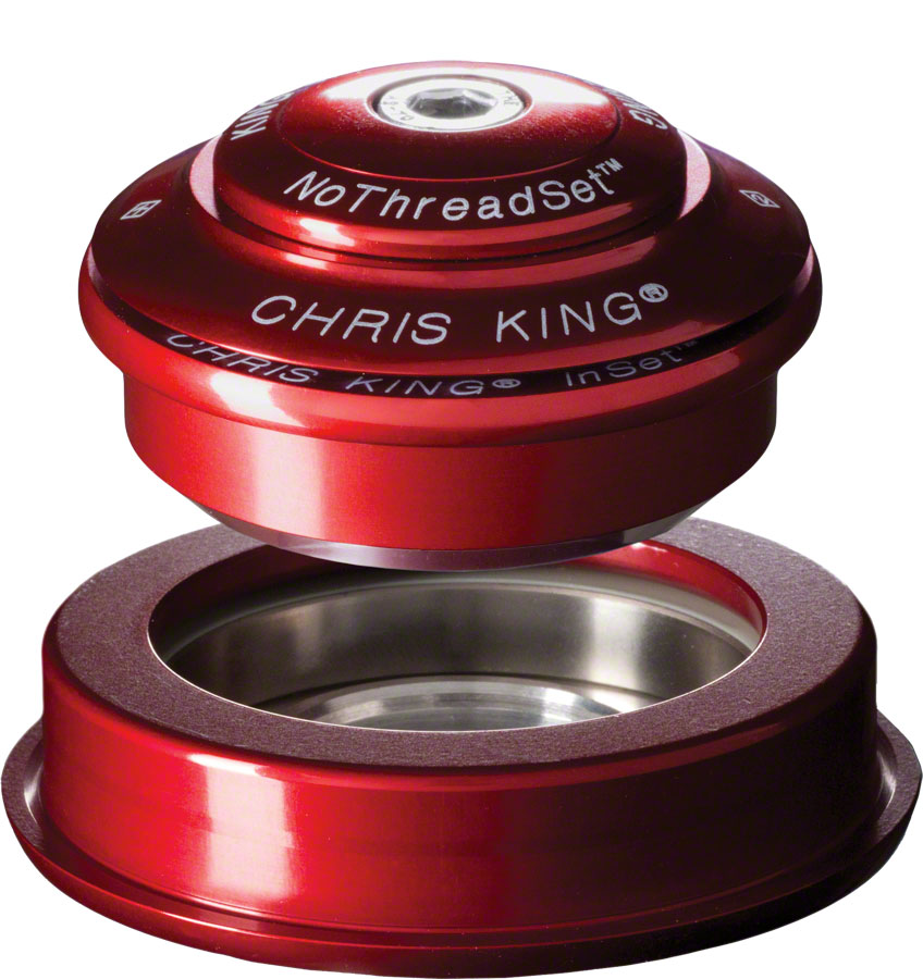 Chris King InSet i2 Headset - 1-1/8 - 1.5", 44/56mm, Red 