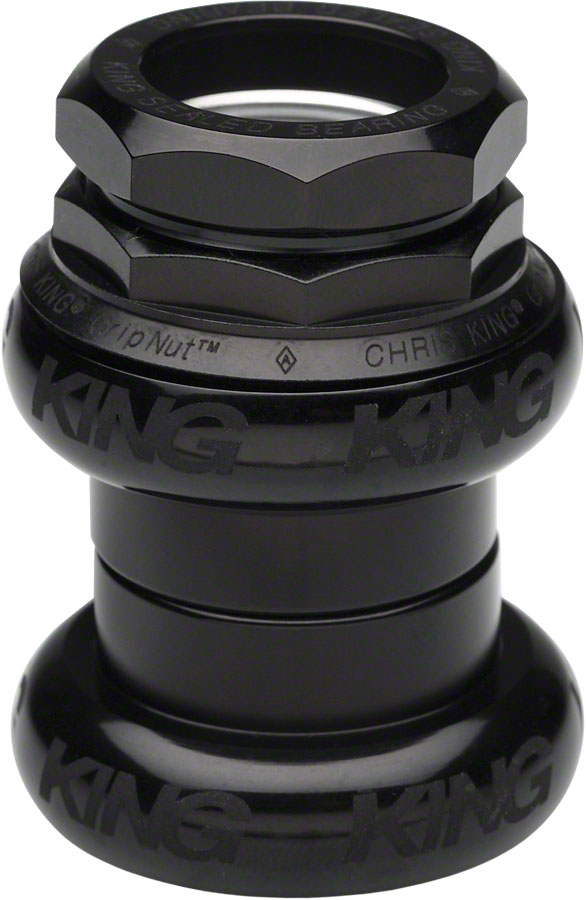 Chris King GripNut Headset - 1-1/8", Sotto Voce Black 