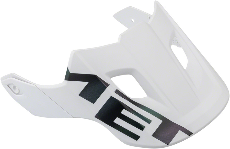 MET Helmets Roam Visor - Large, White Iridescent/Matte 