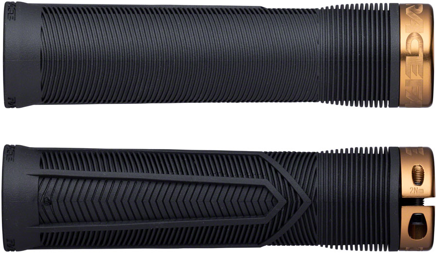 RaceFace Chester Grips - Lock-On, Black/Kashmoney, 31mm