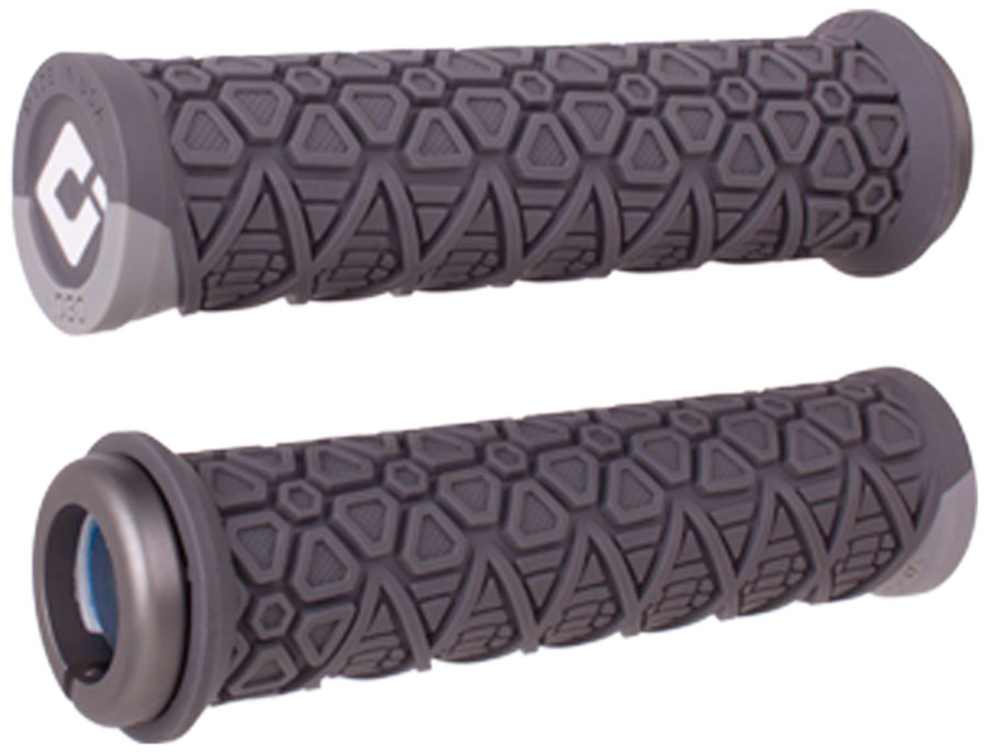ODI Vanquish Grips - Graphite/Gray, Lock-On