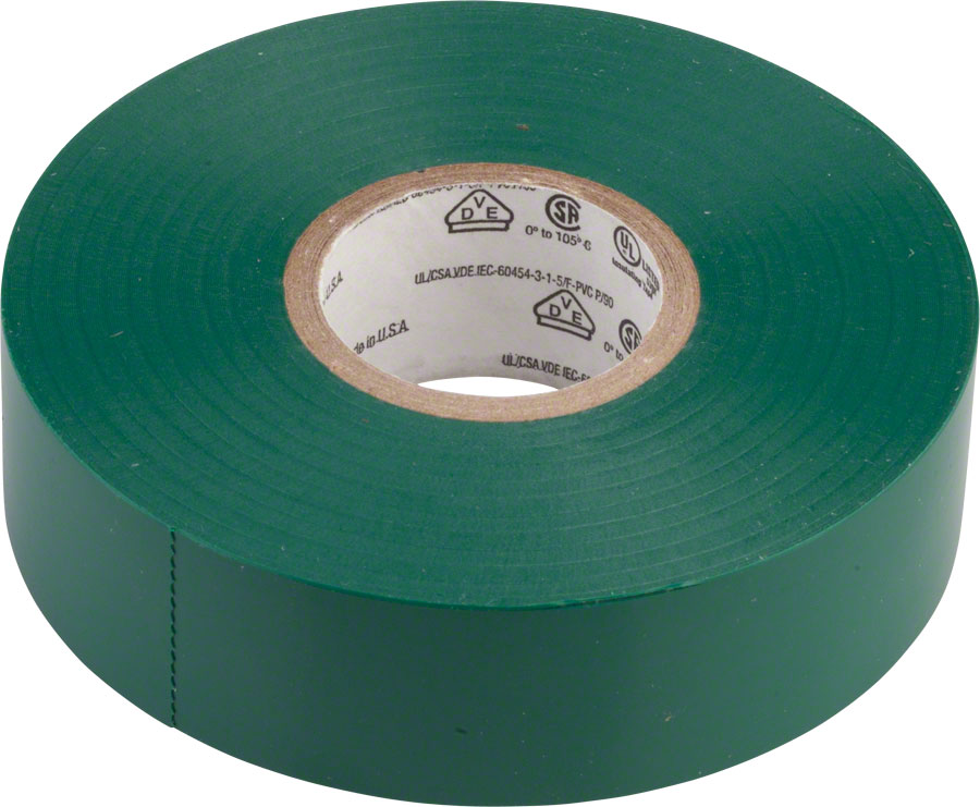 3M Scotch Electrical Tape #35 3/4 x 66' Green. 