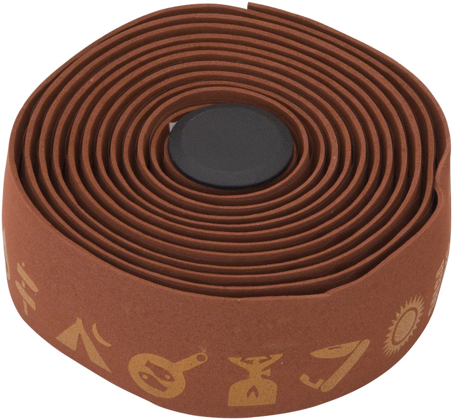 Salsa Glyph Gel Cork Bar Tape - Dark Brown