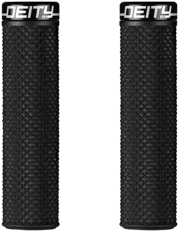 DEITY Supracush Grips - Black, Lock-On