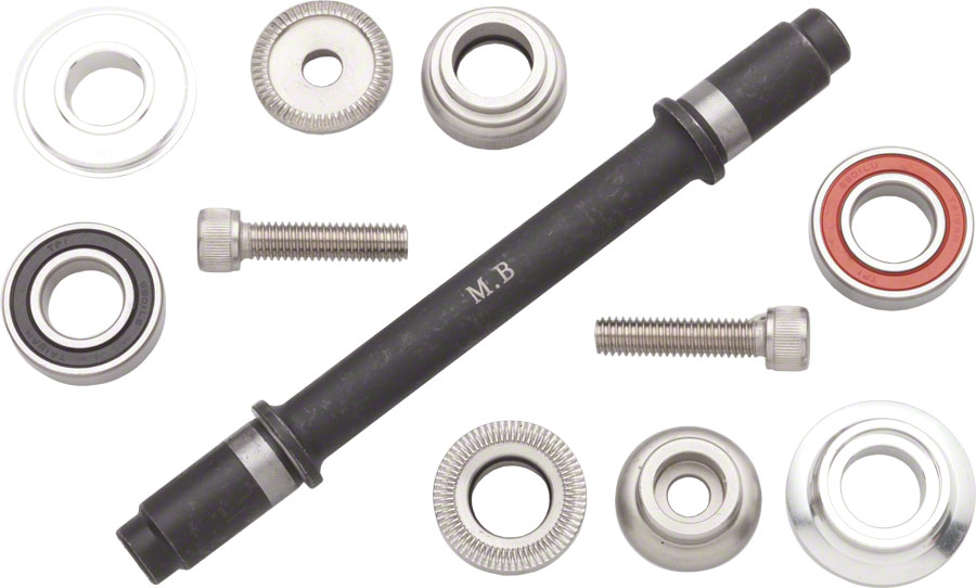 Surly Ultra New Hub Axle Kit for 120mm Rear Free/Free Silver 
