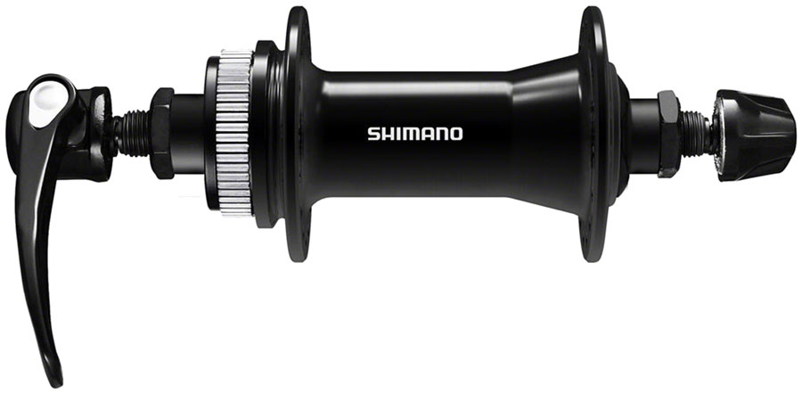 Shimano Deore HB-QC400 Front Hub - QR x 100mm, Center-Lock Disc, Black, 36H