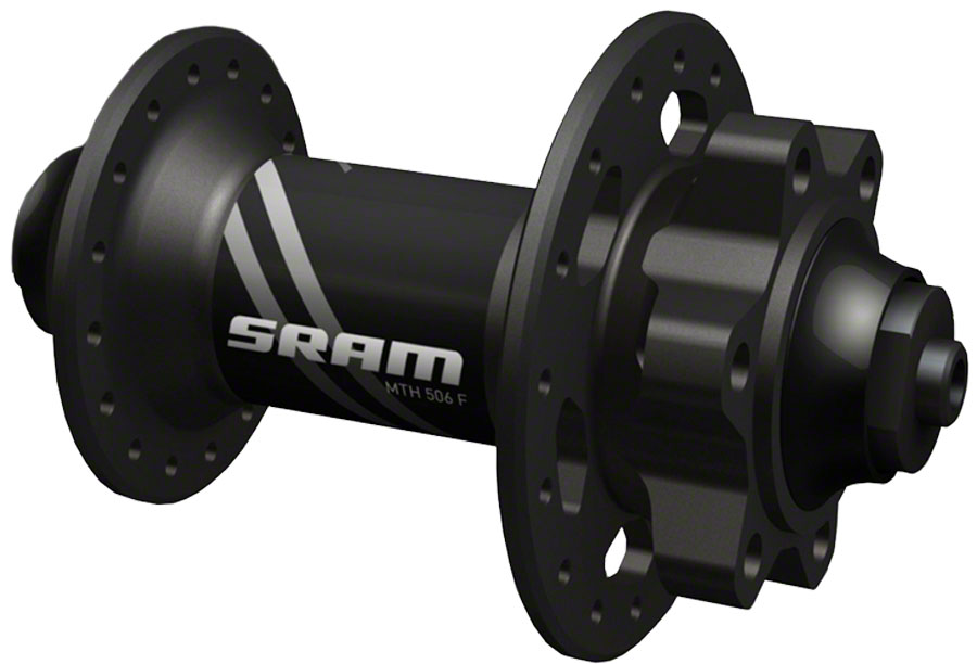 SRAM 506 Front Hub - QR x 100mm, 6-Bolt, Black, 32h 