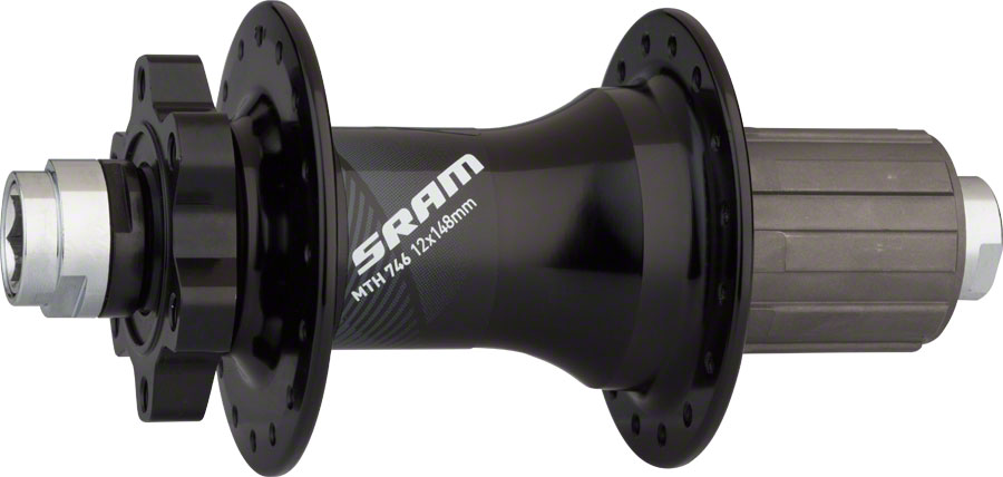 SRAM 746 Rear Hub - 12 x 148mm, 6-Bolt, HG 11 MTN, Black, 32H 