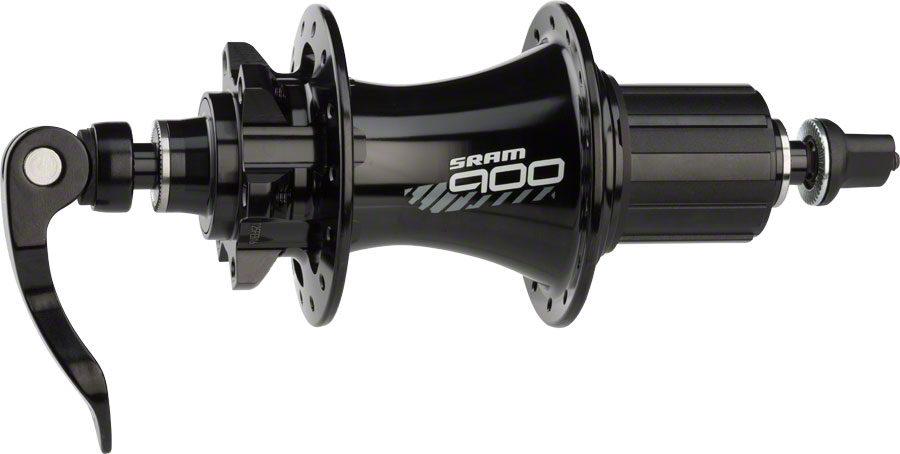 SRAM 900 Rear Hub - QR x 135mm/12 x 142mm, 6-Bolt, HG 11 Road, Black, 28H