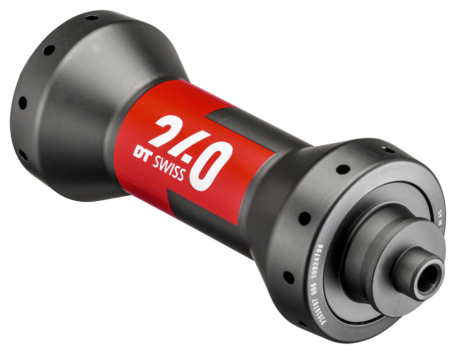 DT Swiss 240 Front Hub - QR x 100mm, Black/Red, 20H 