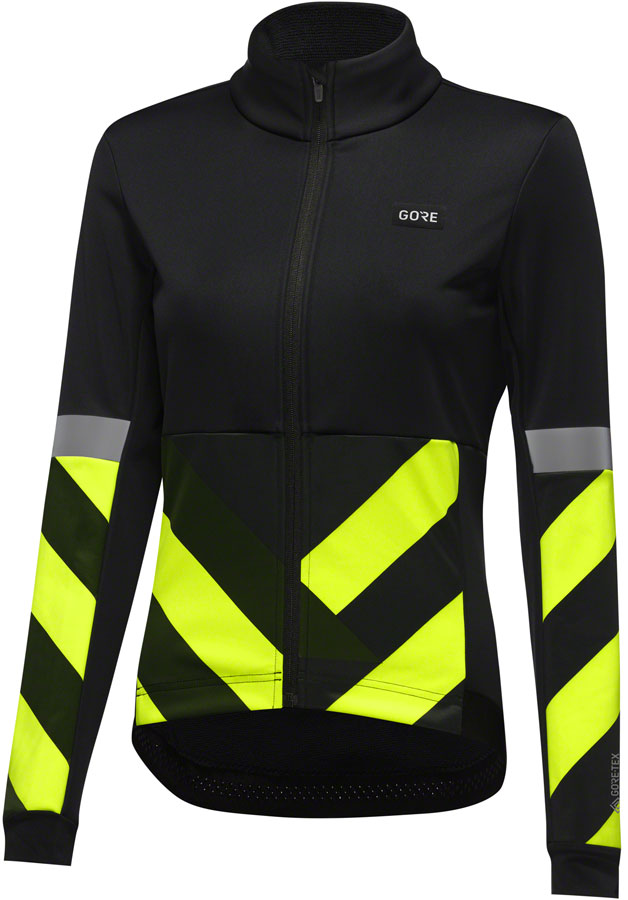 Gorewear Tempest Signal Jacket - Black/Yellow, Women's, Small/4-6 