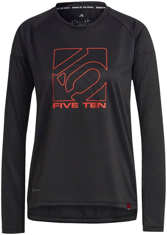 Five Ten Long Sleeve Jersey - Black, Women's, Large 