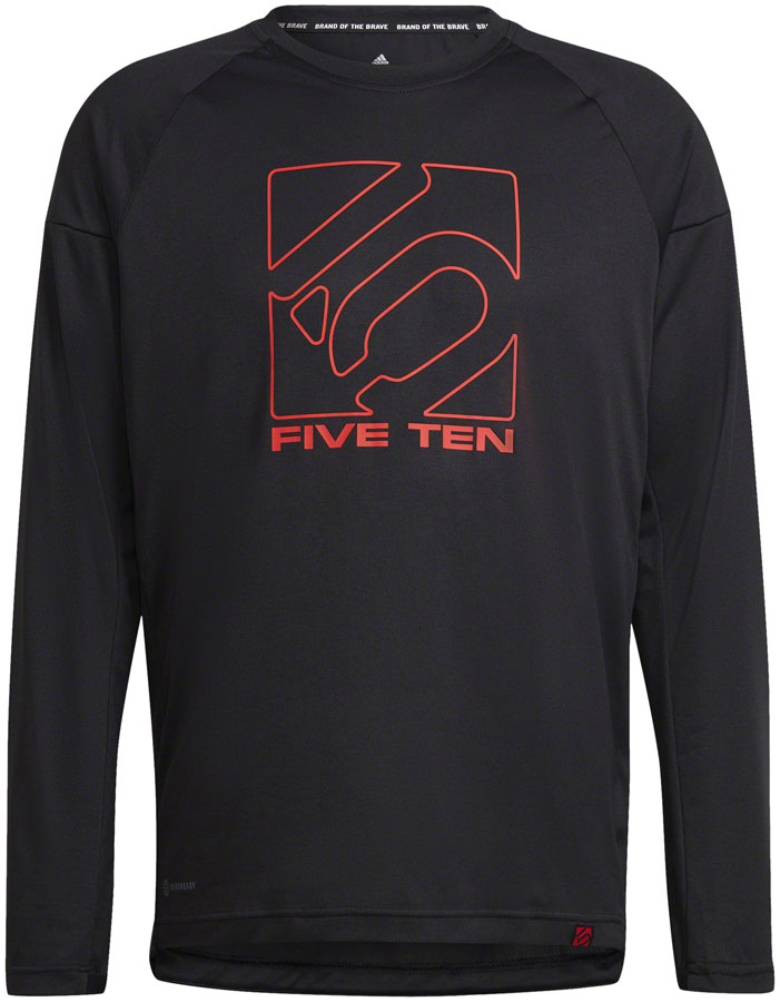 Five Ten Long Sleeve Jersey - Black, X-Large 