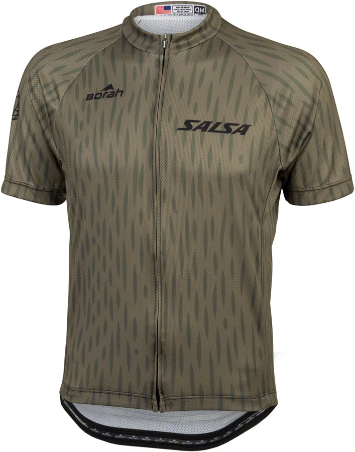 Salsa Men's Hinterland Jersey - Medium, Olive Green 