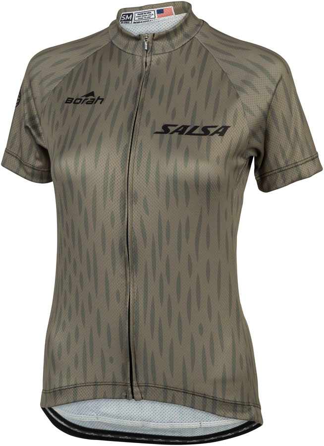 Salsa Women's Hinterland Jersey - Medium, Olive Green 