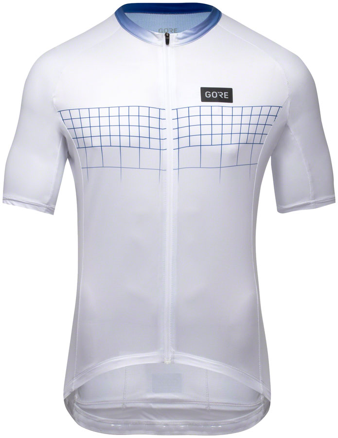 Gorewear Grid Fade Jersey 2.0 - White/Blue, Women's, X-Large 