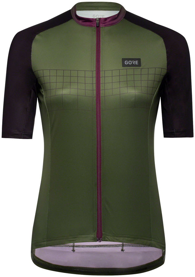 Gorewear Grid Fade Jersey 2.0 - Green/Purple, Women's, X-Small 