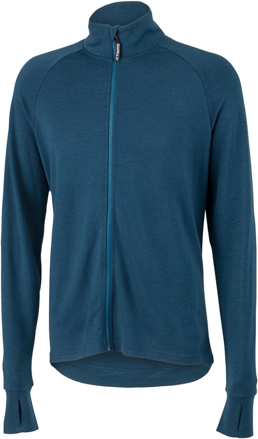 Surly Merino Wool Jersey - Navy, Long Sleeve, Men's, 2X-Large