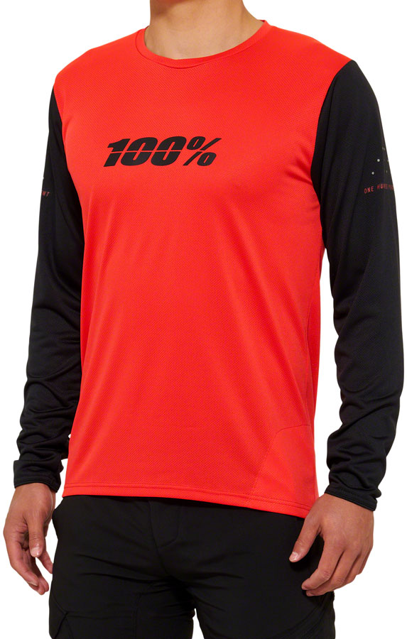 100% Ridecamp Jersey - Red/Black, Large 